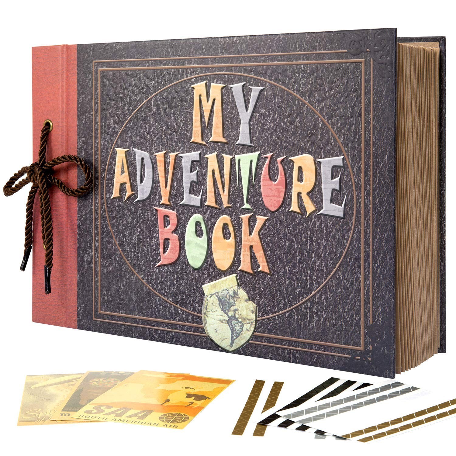 INNOCHEER Adventure Book with Embossed Cover, Large 12.3 x 8.3 Inch 80 Pages ...