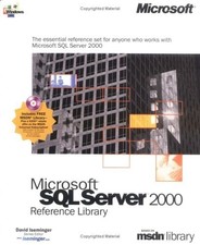 Microsoft SQL Server 2000 Reference Library by , Good Book