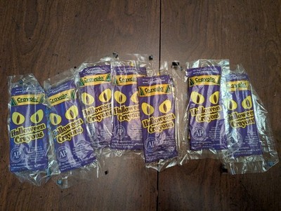 Vint Crayola 2001 Halloween Packs: Monster Green, Glowing Eyes, Midnight Gloom