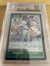 MIKE PELFREY 2006 BOWMAN CHROME DRAFT PICKS ROOKIE CARD BECKETT BGS 9.5 GEM MINT. rookie card picture
