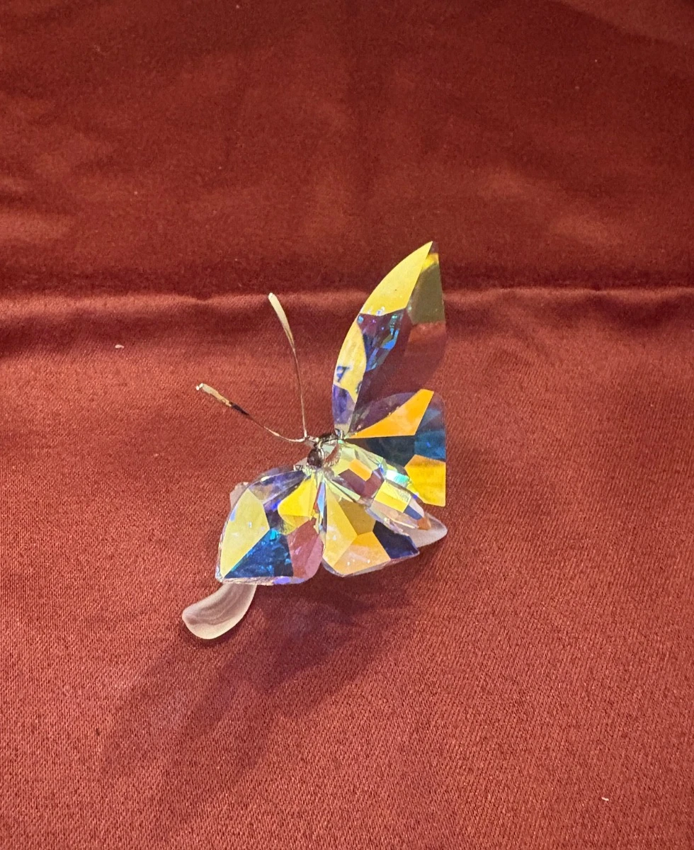 Swarovski Butterfly On Leaf for sale | eBay