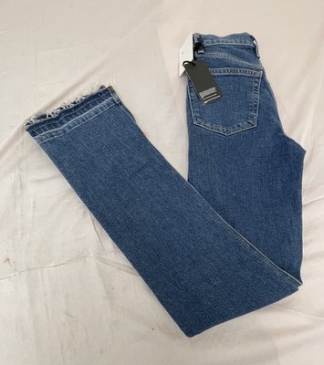 Re/Done 70s High Rise Skinny Boot Western Rinse Jeans Women's size 23
