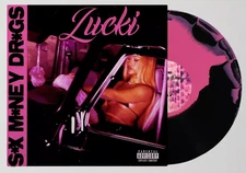 Lucki - s*x m*ney dr*g hot pink & black UO exclusive vinyl #/1000