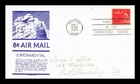 US COVER EXPERIMENTAL PHOSPHOR COATED 8C AIR MAIL FIRST DAY OF USE ANDERSON