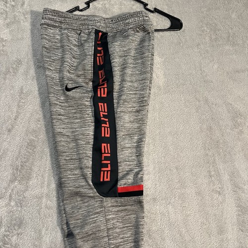 Nike Dri-Fit Therma Elite Sweatpants Youth XL Grey Performance Pants - Picture 8 of 12