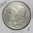1902-S MORGAN SILVER DOLLAR,  VF DETAILS!