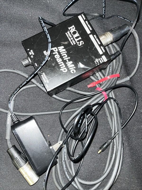 ROLLS MP13 Mini Preamp w/ XLR Cable