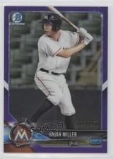 2018 Bowman Chrome Prospects Purple Refractor 89/250 Brian Miller #BCP60 0w47