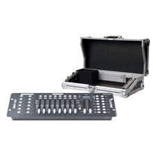 FORGE 192 DMX Lichtsteuerung Set, 19" Controller, 3HE Case, Bühnenbeleuchtung