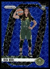 Nika Muhl 2024 Prizm WNBA #146 Blue Laser Rookie Card RC NM-MT