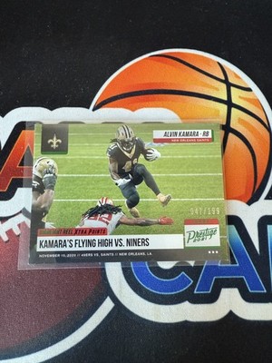 2021 Panini Prestige Highlight Reel Alvin Kamara New Orleans Saints #HR-AK /199