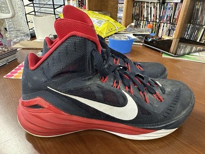 Nike Hyperdunk 2014 Men Size 8 University Obsidium Red Sneakers Basketball Shoes