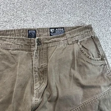 Kuhl Pants Mens 42x32 Brown The Law Hiking Work Outdoor Cargo Cotton Durable