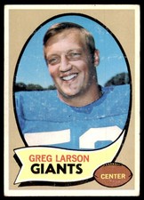 1970 TOPPS* GREG LARSON NEW YORK GIANTS #174