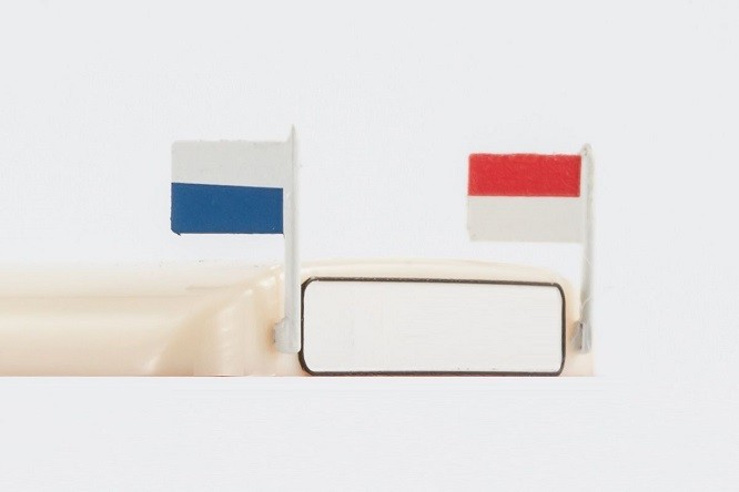 Vk-Models 14971 - 1/87 Accessories Flag Set Metrobus (for 5 Buses) - New