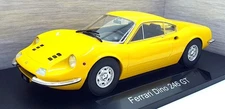 Model Car Group 1/18 Scale MCG18168 - 1969 Ferrari Dino 246 GT - Yellow