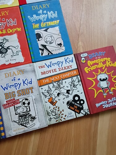 Diary of a Wimpy Kid by Jeff Kinney Lot Of 13 HCs & 1 Paperback - Picture 5 of 6