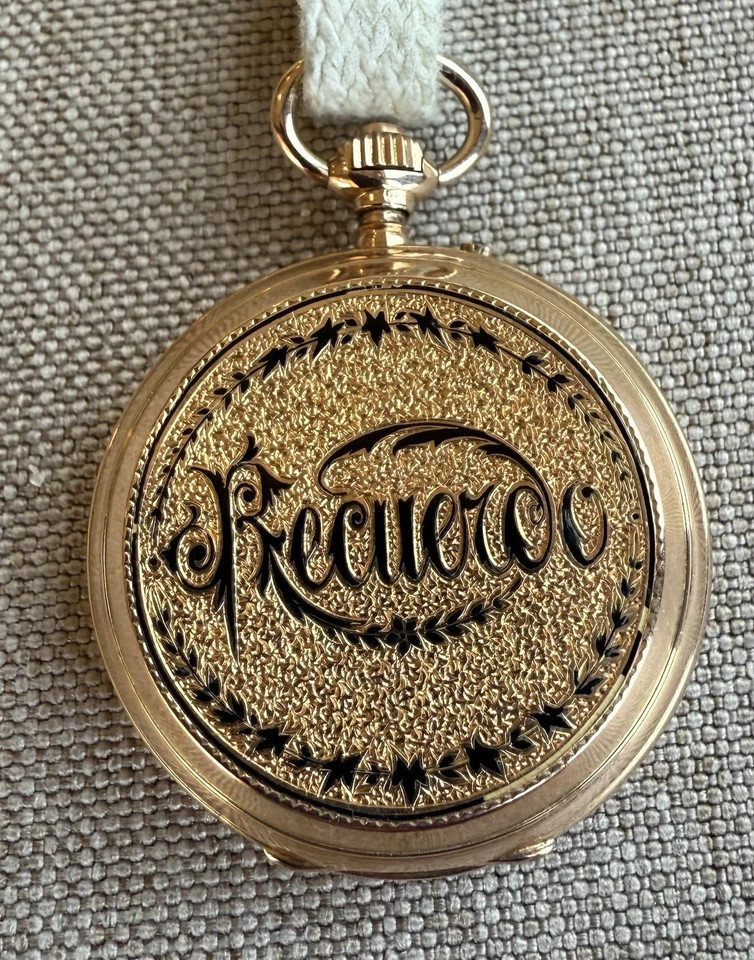 Antique 18K Gold Pocket Watch Maguenin Fils Genève Cylindre 10 Rubis Circa 1880 - Image 4 of 4