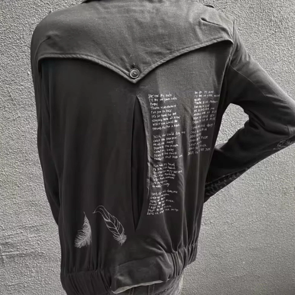 Number (N)ine Takahiro Miyashita Black Biker Jacket L Zip/Button Pockets - product detail image 12