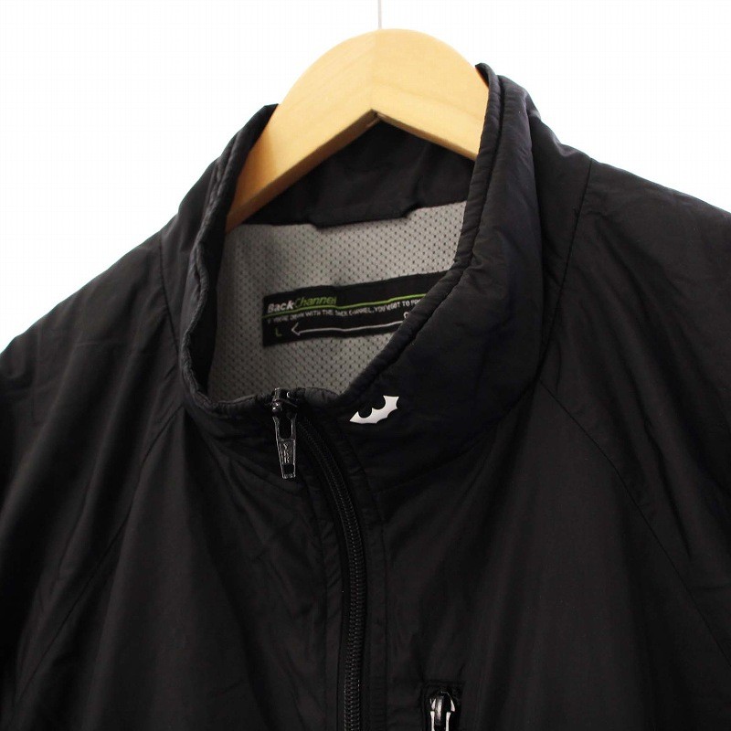 トップス BACK CHANNEL DRY TRACK JACKET PANTS Back Channel Nylon Track Jacket Black Khaki 23AW Used