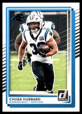 Chuba Hubbard 2025 Donruss #79 Panthers NFL READ FREE SHIPPING AutographDen