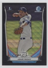 2014 Bowman Draft Chrome Black Wave Refractor John Richy #CDP98 jw8