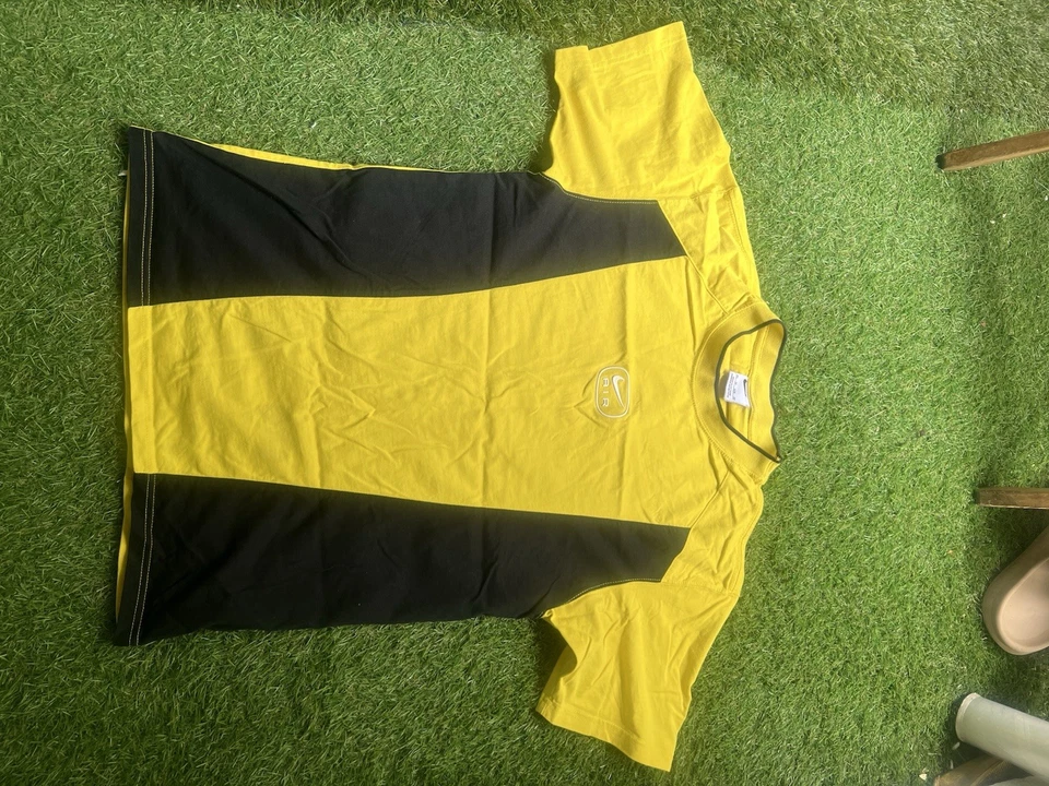Nike Air Maillot d'entraînement jaune/noir manches courtes taille XS - Photo 2/4