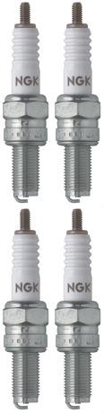 Set 4 NGK Standard Spark Plugs for Kawasaki ZX750-K 1992-1991 Engine 750cc
