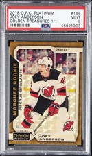 2018 O-PEE-CHEE PLATINUM GOLDEN TREASURES 1/1 #184 JOEY ANDERSON PSA 9