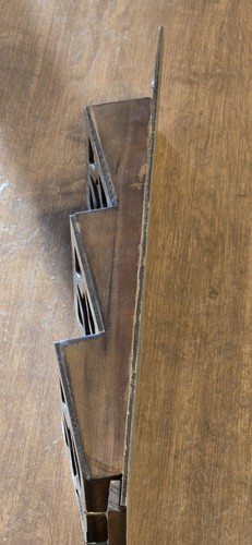 Vintage 60s Eagle Wooden Mail Organizer Letters Bills Misc Key Holder Japan - Picture 6 of 13