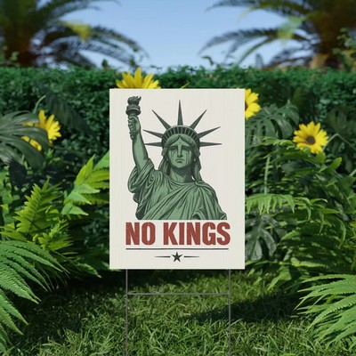 No Kings In America Resist Protest Sign Printable Activist Rally