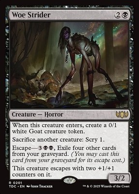 Woe Strider 201 R Normal TDC MTG NM