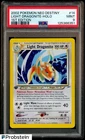 2002 Pokemon TCG Neo Destiny 1st Edition #14 Light Dragonite Holo PSA 9 MINT