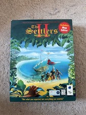 Die Siedler II Mission CD PC - SELTENE BIG BOX KOMPLETT MIT HANDBUCH, BEILAGEN