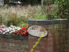Photo 12x8 Long Acre sign Goose Green/TM1187 At the entrance to Long Acre c2016