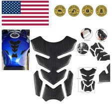 3D Gas Tank Protector for Motorcycle Tank Pad Decal Soft Rubber Tank Pad Prot...