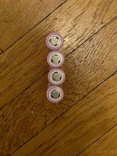 Lot of 4 SAMSUNG Rechargeable Batteries, FLAT TOP 3.7V FLAT TOP 35E 3400 MAh