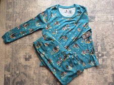 NWT Mickey Mouse Holiday Family Sleep Set, Turquoise Blue, Women s Large