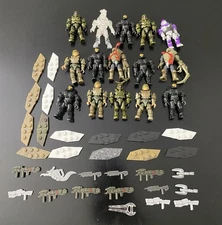 Halo Mega Construx Bloks Universe Series 3 Spartan CQB, Helljumper, Flood Brute