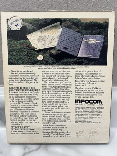Zork 1 Commodore 64/128 Big Box PC Infocom - Bild 3 von 15