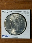 1926- P Peace Silver Dollar  very choice BU