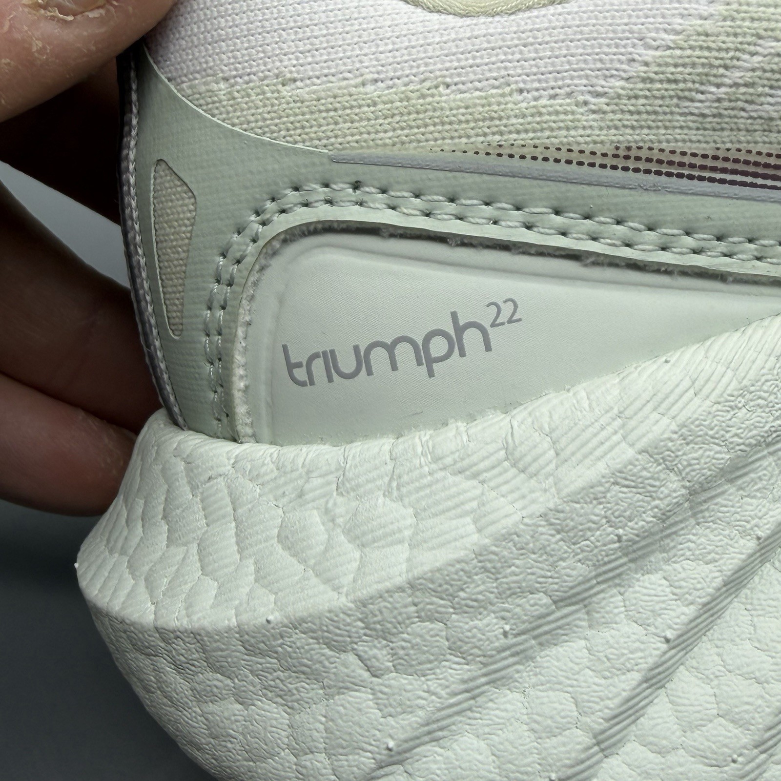 Saucony Triumph 22 Women’s 5.5 White Mint Running Shoes Training Sneakers NWB thumbnail 11