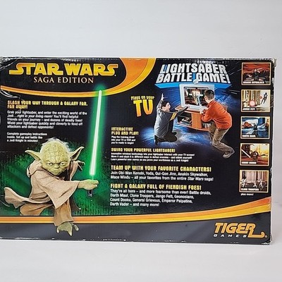 TIGER - 映画 STARWARS GAME 2機Set Star Wars Light Saber Battle Game (TV game systems, 2005