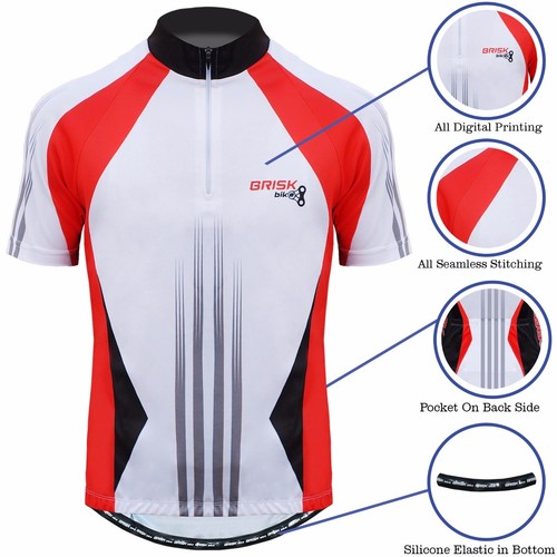 Briskbike Pro Vibrant Cycling Jersey with Pro cycling shorts Road Bike Suit - Picture 16 of 19