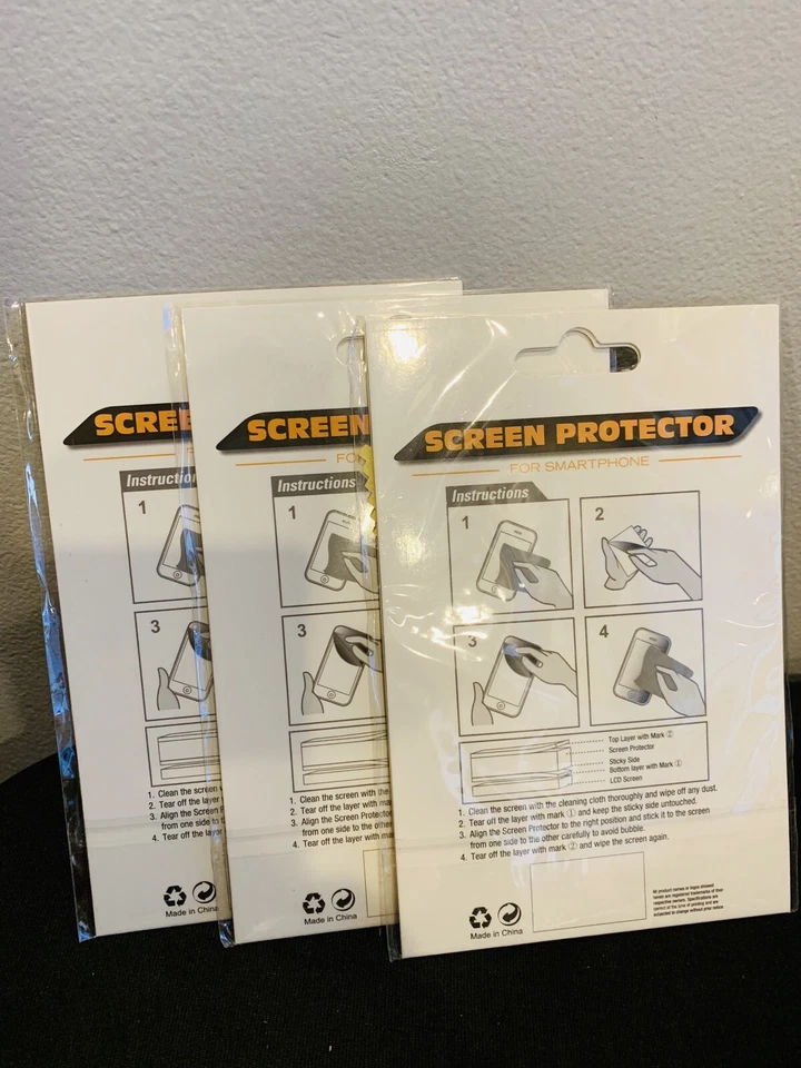 Genial Protector de Pantalla Naranja iPhone 5 Ultra Transparente y Antideslumbramiento LOTE DE 5 Foto 3 de 4