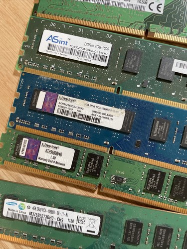 Lot of mix 14Kingston PC2-6400 4GB DIMM 800 MHz DDR2 SDRAM Memory KVR800D2K2/4GR - Picture 9 of 11