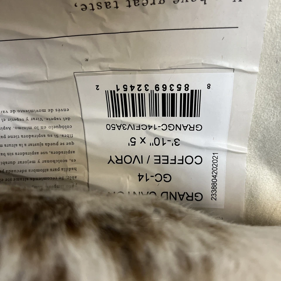 Grand Canyon Coffee/ivory 3'10" X 5' - Image 3 of 3