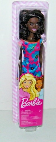 Mattel 2018 Barbie GDY32 African-American Doll in Multicolor Party Dress NEW - Picture 3 of 4