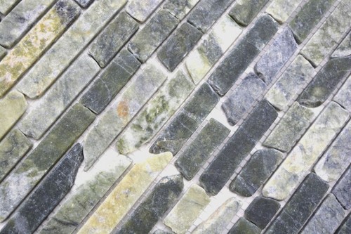 Handmuster Naturstein Mosaikfliesen Marmor grün matt Wand Boden Küche Bad Dusche - 第 2/5 張圖片
