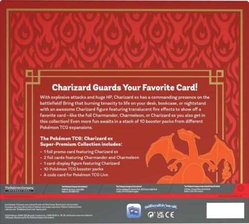 Pokemon Charizard Ex Super Ultra Premium Collection English Version Card+Figure - Imagen 4 de 5